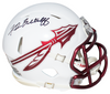 FRED BILETNIKOFF SIGNED FLORIDA STATE SEMINOLES WHITE SPEED MINI HELMET BECKETT