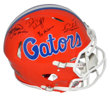 TIM TEBOW STEVE SPURRIER DANNY WUERFFEL SIGNED FLORIDA GATORS AUTHENTIC HELMET