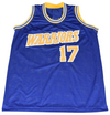 CHRIS MULLIN SIGNED GOLDEN STATE WARRIORS #17 BLUE BASKETBALL JERSEY BECKETT
