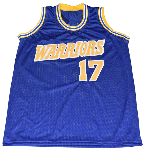 CHRIS MULLIN SIGNED GOLDEN STATE WARRIORS #17 BLUE BASKETBALL JERSEY BECKETT