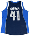 DIRK NOWITZKI AUTOGRAPHED DALLAS MAVERICKS #41 MITCHELL & NESS JERSEY FANATICS