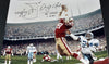DWIGHT CLARK SIGNED SAN FRANCISCO 49ERS THE CATCH 16x20 PHOTO JSA W/ PLAY DRAWN