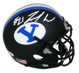 JAMAAL WILLIAMS AUTOGRAPHED SIGNED BYU COUGARS BLACK MINI HELMET JSA