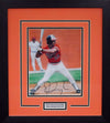 PETE INCAVIGLIA SIGNED OKLAHOMA STATE COWBOYS BASEBALL 8x10 FRAMED PHOTO COA