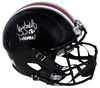 TROY SMITH SIGNED OHIO STATE BUCKEYES BLACK FULL SIZE SPEED HELMET W/ 06 HEISMAN
