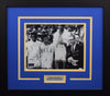 JOHN WOODEN AUTOGRAPHED UCLA BRUINS 8x10 FRAMED PHOTO COA