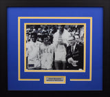 JOHN WOODEN AUTOGRAPHED UCLA BRUINS 8x10 FRAMED PHOTO COA