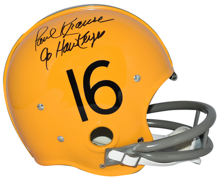 ROGER STAUBACH SIGNED NAVAL NAVY MIDSHIPMEN BEAT ARMY THROWBACK RK HELMET JSA