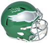 BIG DOM DISANDRO SIGNED PHILADELPHIA EAGLES KELLY GREEN FULL SIZE HELMET BECKETT