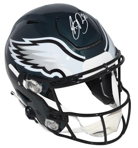 MAKAI LEMON SIGNED PHILADELPHIA EAGLES AUTHENTIC SPEEDFLEX HELMET W/ FLY EAGLES