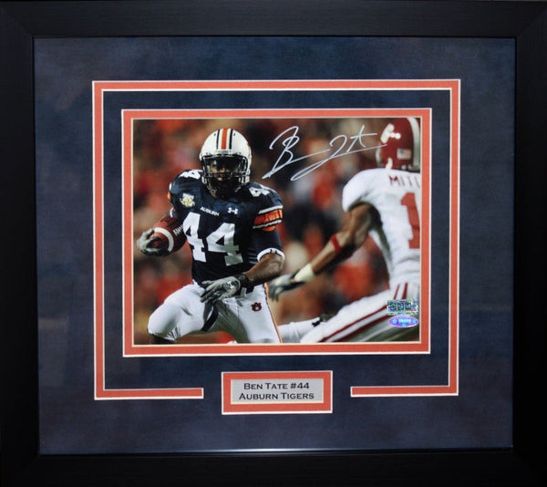 BEN TATE AUTOGRAPHED AUBURN TIGERS 8x10 FRAMED PHOTO TRISTAR