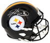 HINES WARD AUTOGRAPHED PITTSBURGH STEELERS FULL SIZE SPEED HELMET BECKETT