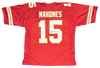 KANSAS CITY CHIEFS PATRICK MAHOMES SIGNED AUTOGRAPHED #15 RED JERSEY BECKETT