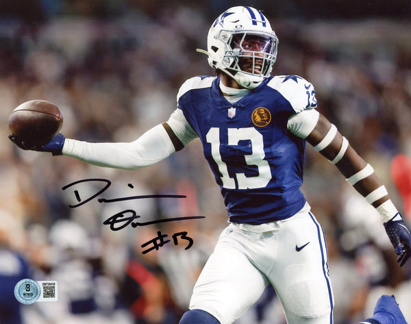 DEMARVION OVERSHOWN SIGNED DALLAS COWBOYS 8x10 PHOTO BECKETT