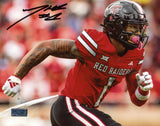 MICAH HUDSON SIGNED TEXAS TECH RED RAIDERS 8x10 PHOTO COA