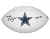 MEL RENFRO AUTOGRAPHED SIGNED DALLAS COWBOYS WHITE LOGO FOOTBALL TRISTAR
