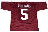 TRAYVEON WILLIAMS AUTOGRAPHED TEXAS A&M AGGIES #5 MAROON JERSEY COA