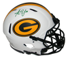 AARON JONES SIGNED GREEN BAY PACKERS LUNAR SPEED AUTHENTIC HELMET BECKETT
