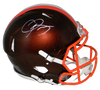 ODELL BECKHAM JR AUTOGRAPHED CLEVELAND BROWNS FLASH AUTHENTIC SPEED HELMET BAS