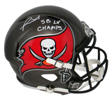RONALD JONES II SIGNED TAMPA BAY BUCCANEERS FULL SIZE SPEED HELMET SB LV CHAMPS