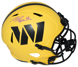 BRIAN ROBINSON JR SIGNED WASHINGTON COMMANDERS RAVE FULL SIZE SPEED HELMET BAS