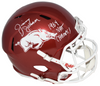 JIMMY JOHNSON SIGNED ARKANSAS RAZORBACKS FULL SIZE SPEED HELMET W/ 1964 CHAMPS