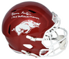 BARRY SWITZER SIGNED ARKANSAS RAZORBACKS FULL SIZE HELMET W/ 1964 NATL CHAMPS