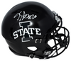 BREECE HALL AUTOGRAPHED IOWA STATE CYCLONES BLACK FULL SIZE SPEED HELMET BECKETT