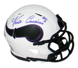 KIRK COUSINS AUTOGRAPHED MINNESOTA VIKINGS LUNAR SPEED MINI HELMET BECKETT