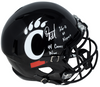 DESMOND RIDDER SIGNED CINCINNATI BEARCATS FULL SIZE SPEED HELMET W/ INSCRIPTIONS