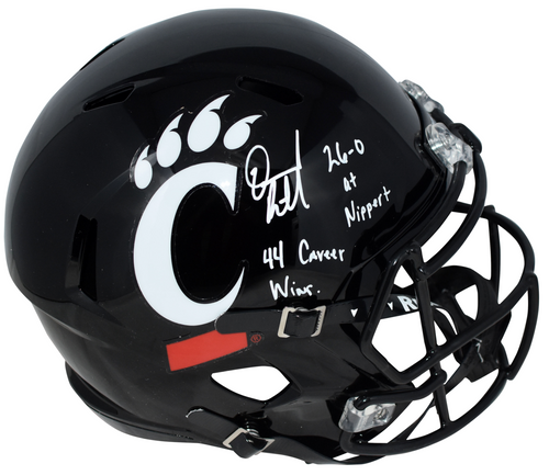 DESMOND RIDDER SIGNED CINCINNATI BEARCATS FULL SIZE SPEED HELMET W/ INSCRIPTIONS