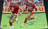 JERRY RICE & STEVE YOUNG SIGNED SAN FRANCISCO 49ERS 16x20 PHOTO BECKETT