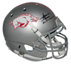 STEVE ATWATER SIGNED ARKANSAS RAZORBACKS SILVER FULL SIZE AUTHENTIC HELMET BAS