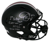 JT BARRETT AUTOGRAPHED OHIO STATE BUCKEYES BLACK FULL SIZE SPEED HELMET COA