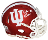 AIDEN FISHER AUTOGRAPHED INDIANA HOOSIERS SPEED MINI HELMET BECKETT