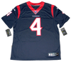 DESHAUN WATSON AUTOGRAPHED HOUSTON TEXANS #4 NAVY NIKE LIMITED JERSEY BECKETT