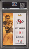 PATRICK MAHOMES SIGNED 2017 PANINI CONTENDERS ROY ROOKIE RC PSA 8 AUTO 10