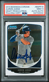 AARON JUDGE SIGNED 2013 1st BOWMAN CHROME ROOKIE RC AUTO PSA 9 - FULL SIGNATURE