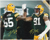 PRESTON SMITH & ZA'DARIUS SMITH SIGNED GREEN BAY PACKERS 16x20 PHOTO BECKETT
