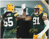 PRESTON SMITH & ZA'DARIUS SMITH SIGNED GREEN BAY PACKERS 16x20 PHOTO BECKETT