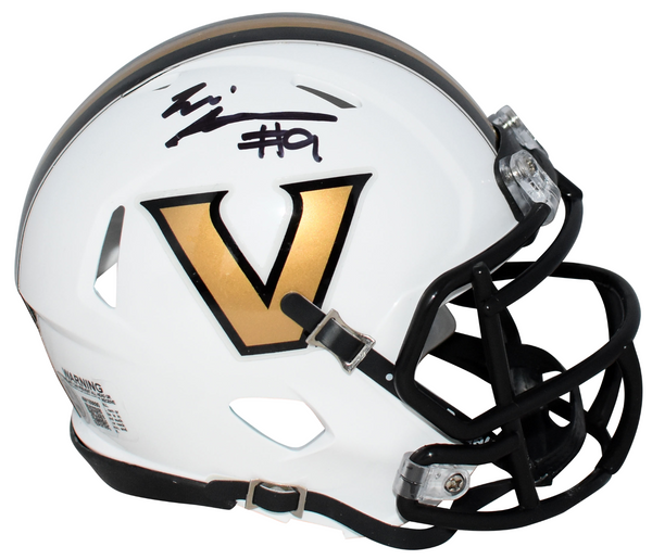 ELI STOWERS SIGNED VANDERBILT COMMODORES SPEED MINI HELMET BECKETT
