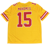 PATRICK MAHOMES SIGNED KANSAS CITY CHIEFS #15 NIKE INVERTED COLORS JERSEY BAS
