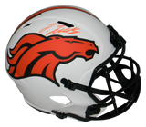 JERRY JEUDY AUTOGRAPHED DENVER BRONCOS LUNAR FULL SIZE SPEED HELMET BECKETT