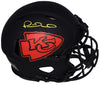 PATRICK MAHOMES SIGNED KANSAS CITY CHIEFS ECLIPSE AUTHENTIC SPEED HELMET BECKETT
