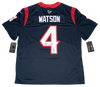DESHAUN WATSON AUTOGRAPHED HOUSTON TEXANS #4 NAVY NIKE LIMITED JERSEY BECKETT