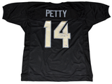 BRYCE PETTY AUTOGRAPHED SIGNED BAYLOR BEARS #14 BLACK JERSEY COA