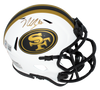 NICK BOSA AUTOGRAPHED SAN FRANCISCO 49ERS LUNAR SPEED MINI HELMET BECKETT