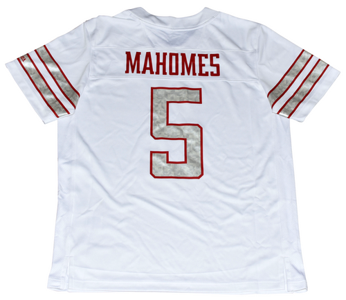 PATRICK MAHOMES SIGNED TEXAS TECH RED RAIDERS ADIDAS GALVANICED JERSEY - FRONT