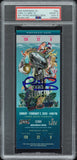 PATRICK MAHOMES SIGNED 2020 SUPER BOWL LIV 54 TICKET CHIEFS 49ERS PSA 10 AUTO 10