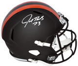 JOE THOMAS AUTOGRAPHED CLEVELAND BROWNS 2025 ALT FULL SIZE SPEED HELMET JSA